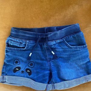 Jean Panda Shorts